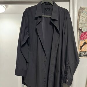 Angelo Rossi Gray Button-Up Shirt size 18.5